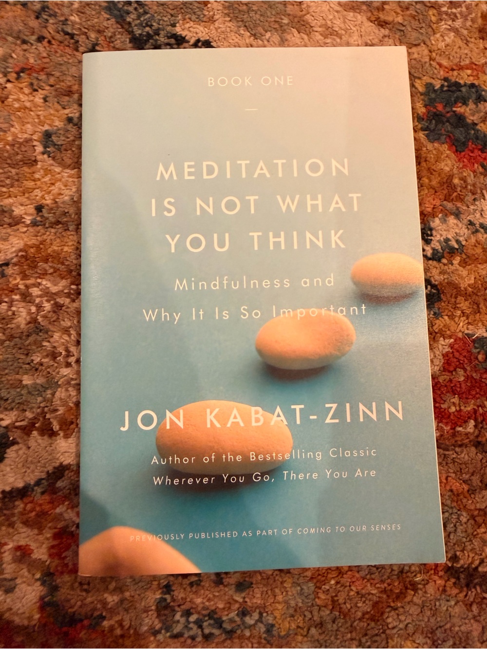 Harper Light Blue Meditation Guide by Jon Kabat-Zinn